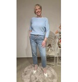 C'est Beau la Vie! 67CB2JE905-JEANS-BLEACHED KOORD