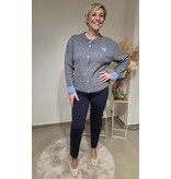 L&A BROEK-STRAIGHT-MARINE