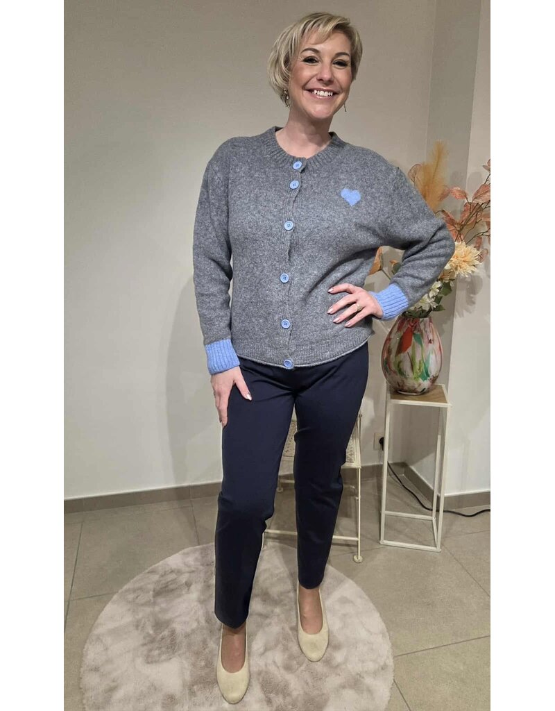 L&A BROEK-STRAIGHT-MARINE