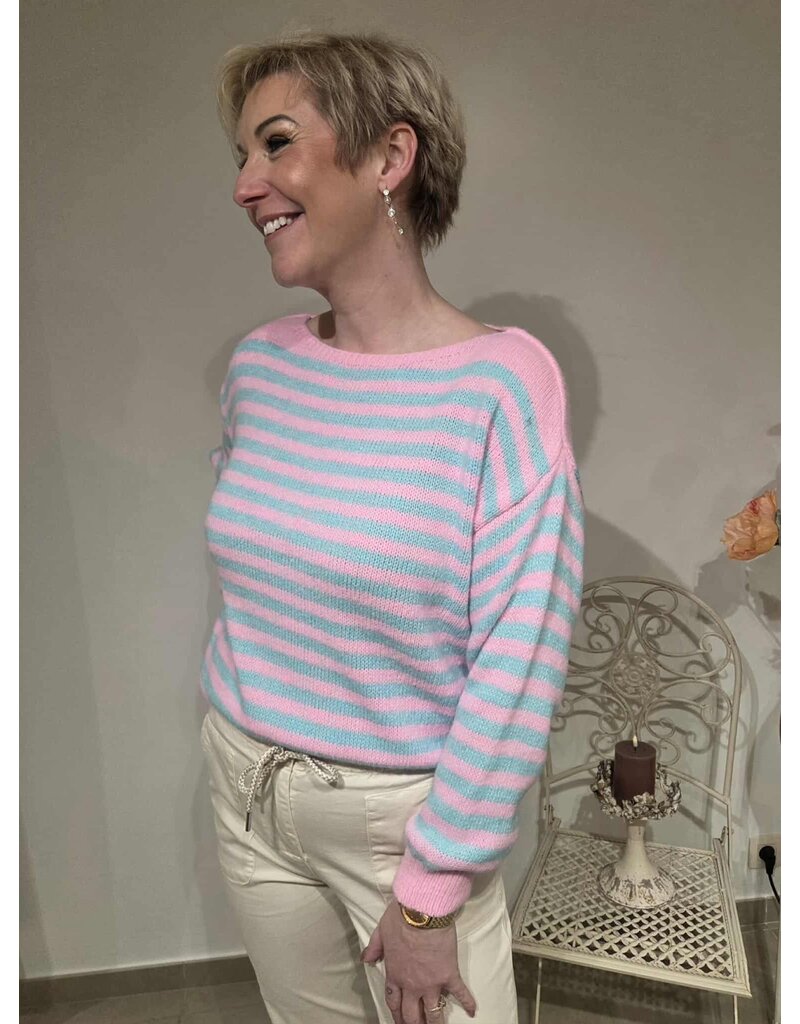 L&A PULL-STREEP-LICHTROZE/BLAUW