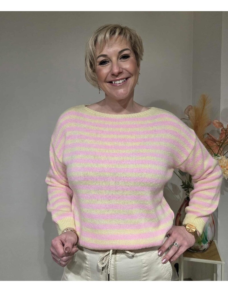 L&A PULL-STREEP-GEEL/ROZE