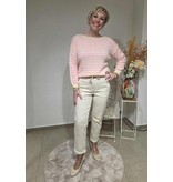 C'est Beau la Vie! 67CB2PS804-BROEK ELASTIEK-LICHTBEIGE