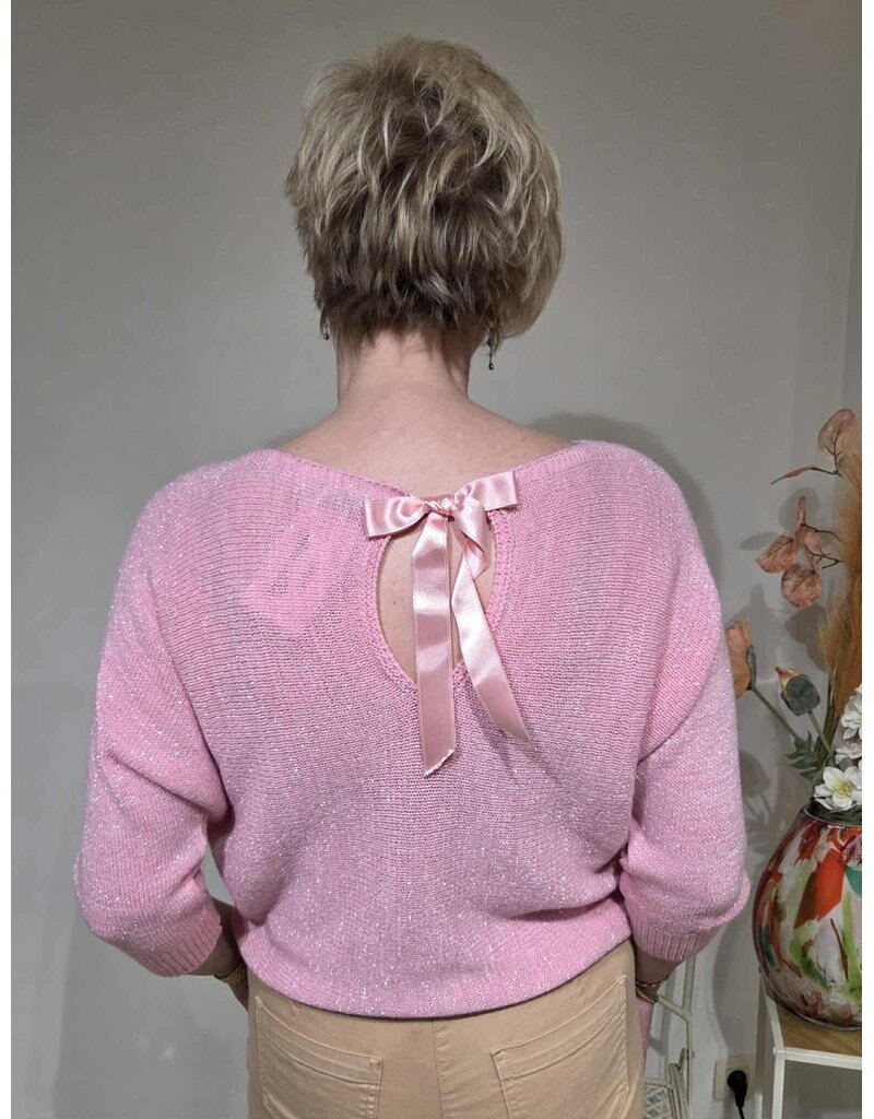 L&A PULL-GLITTER ROZE