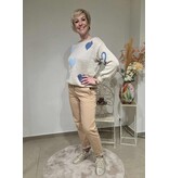 C'est Beau la Vie! 67CB2PS804-BROEK ELASTIEK-ZAND