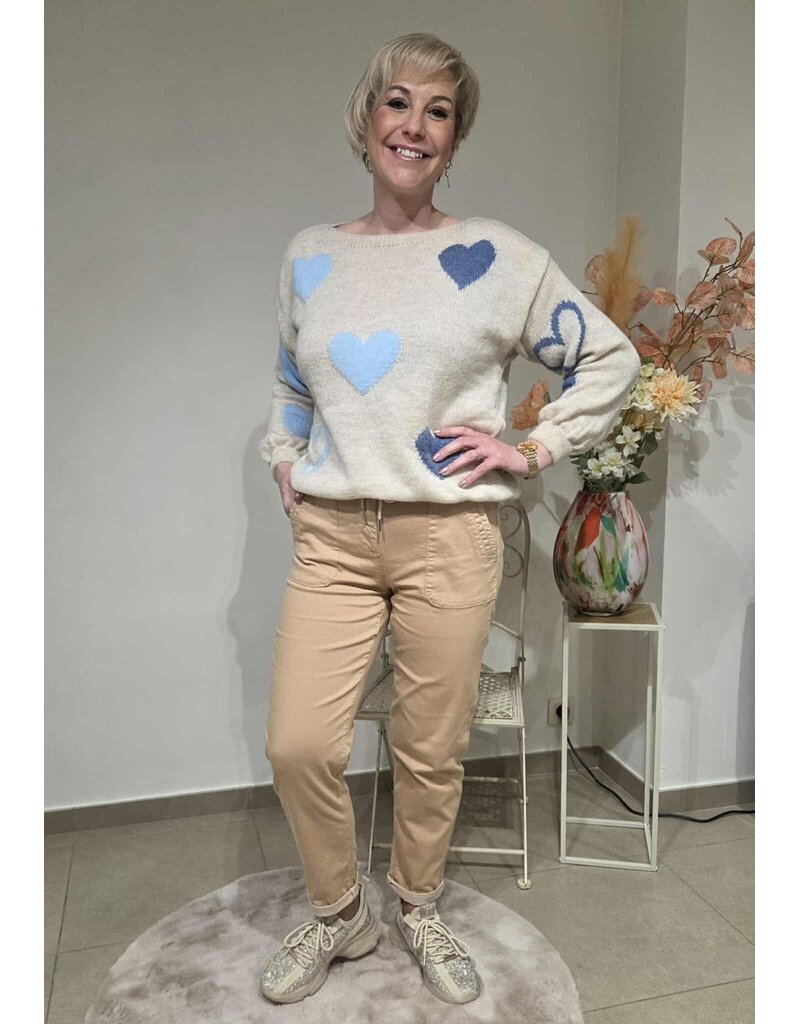 C'est Beau la Vie! 67CB2PS804-BROEK ELASTIEK-ZAND