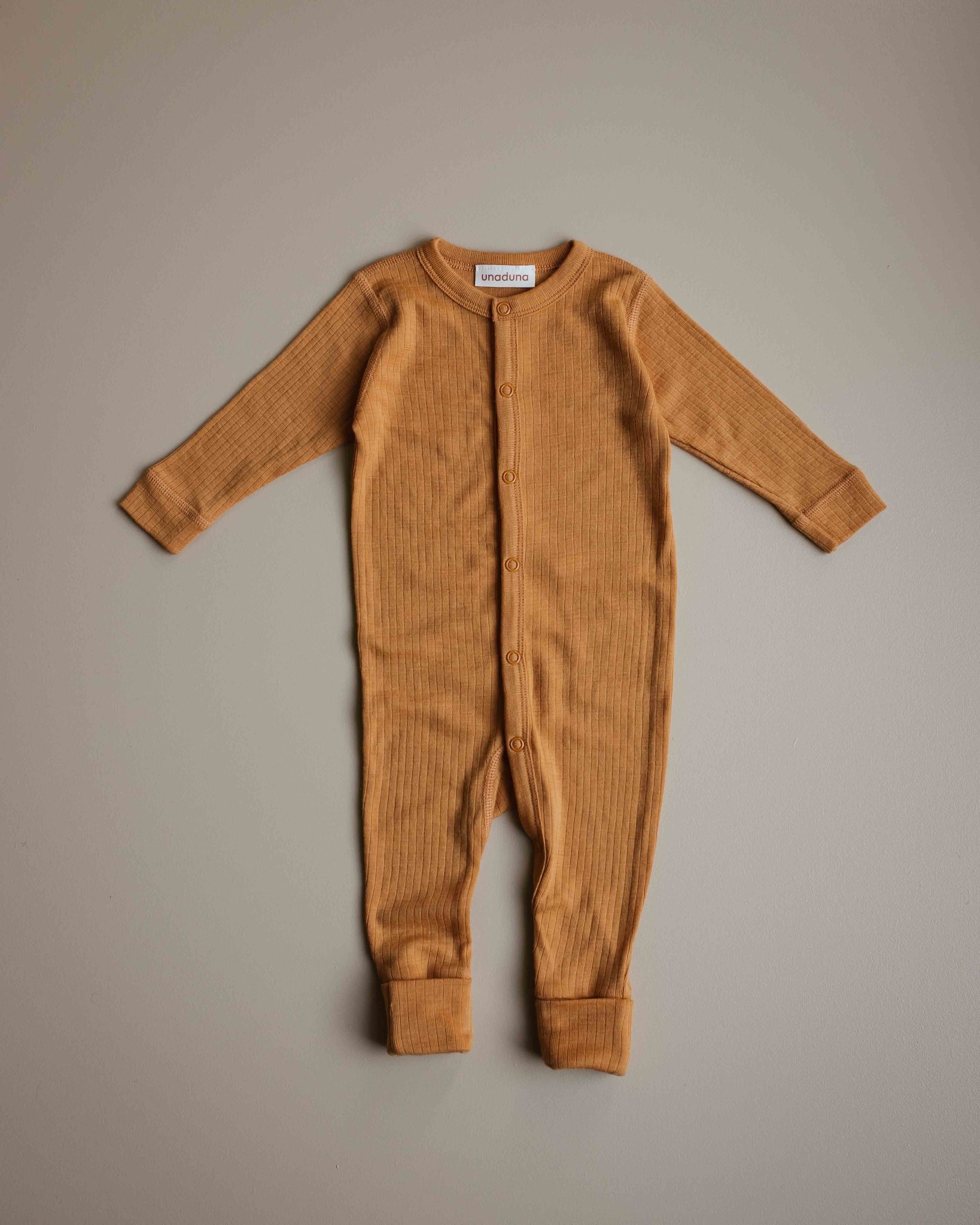 Unaduna Jumpsuit of wool - inca gold 