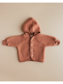 Unaduna X Engel Wool Fleece Jacket - sienna clay