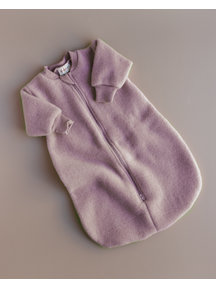 Unaduna X Engel Sleeping bag merino wool fleece - rosewood