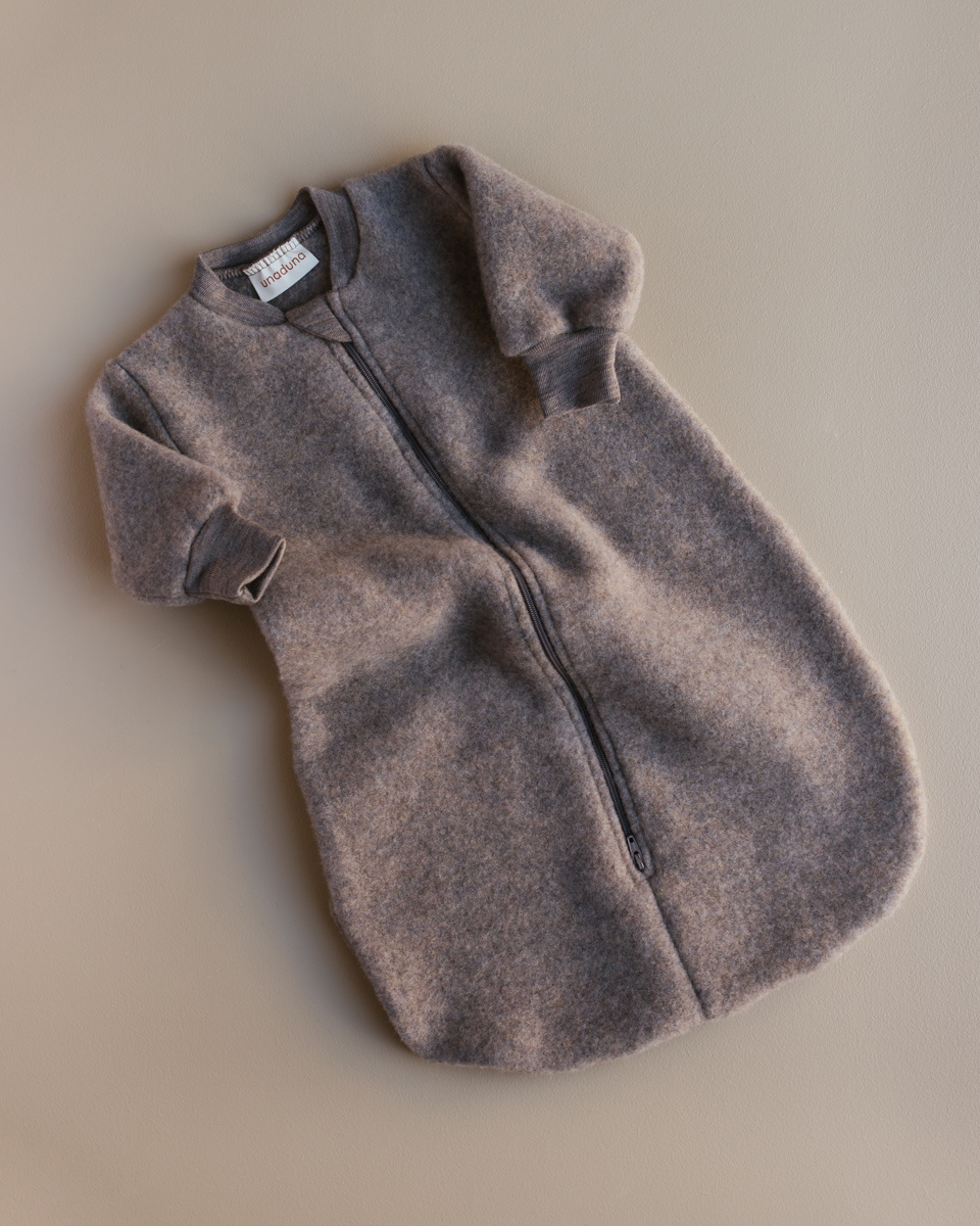 Unaduna Sleeping bag merino wool fleece - semla
