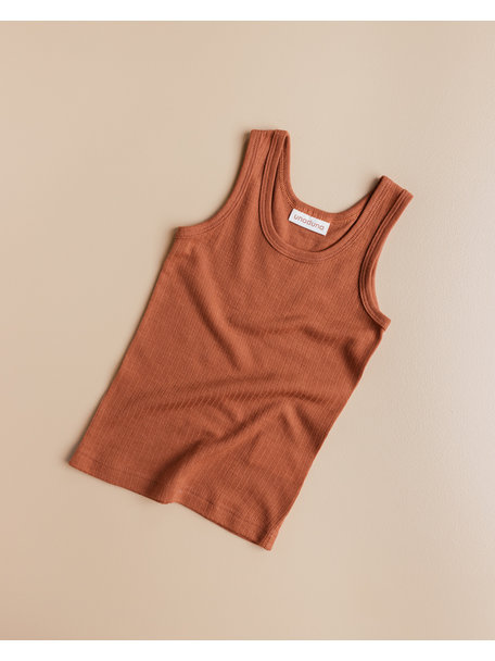 Unaduna Wool kids undershirt - umbre