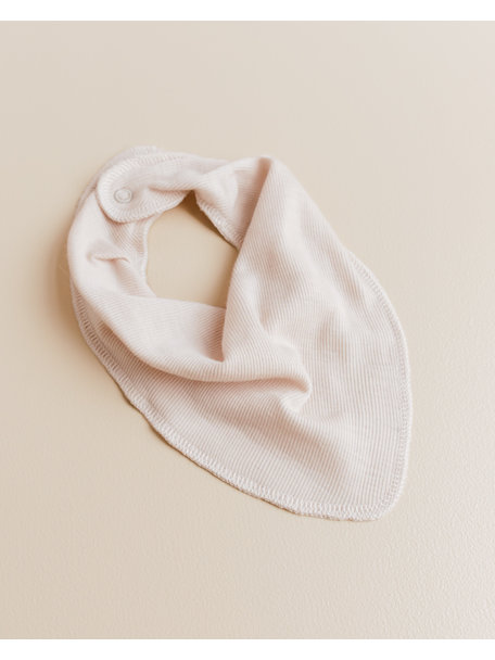 Unaduna Bib scarf tiny rib wool - mazarin