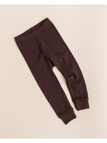 Unaduna Kids leggings tiny rib wool - kladdkaka