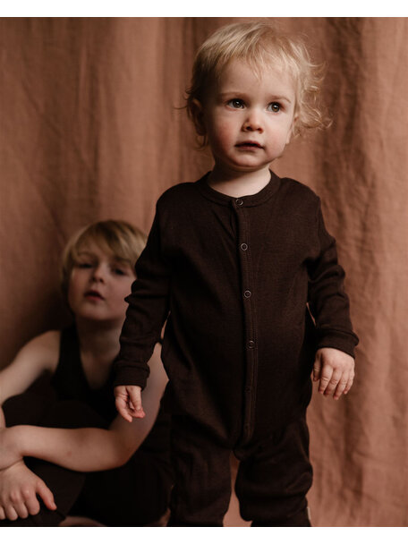 Unaduna Wool jumpsuit 2 in 1 feet - kladdkaka