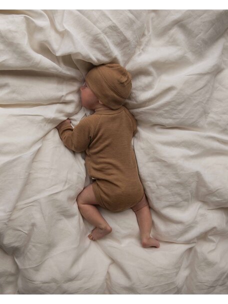 Unaduna Wrap around body tiny rib wool -  semla