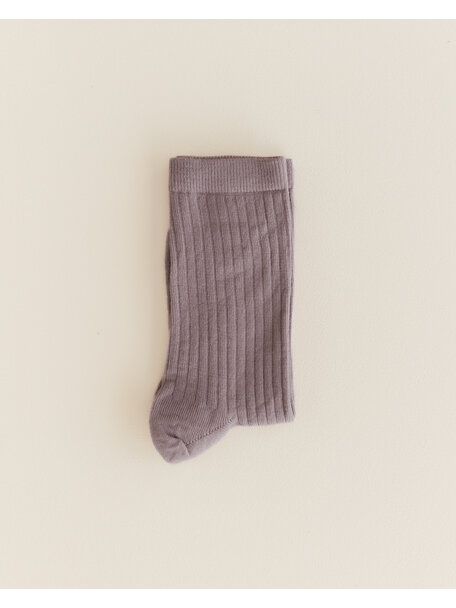 Unaduna Wool rib Unisex socks - heather