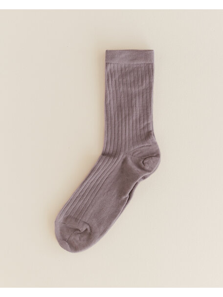 Unaduna Wool rib Unisex socks - heather