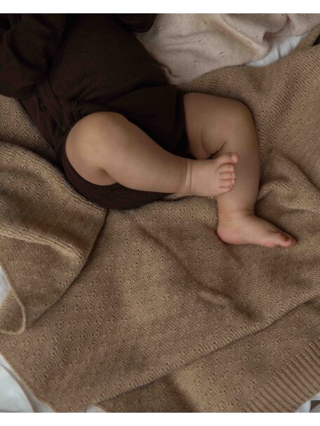 Unaduna Wrap around body tiny rib wool -  kladdkaka