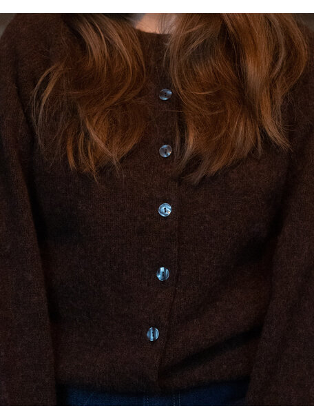 Unaduna Brushed wool cardigan - kladdkaka