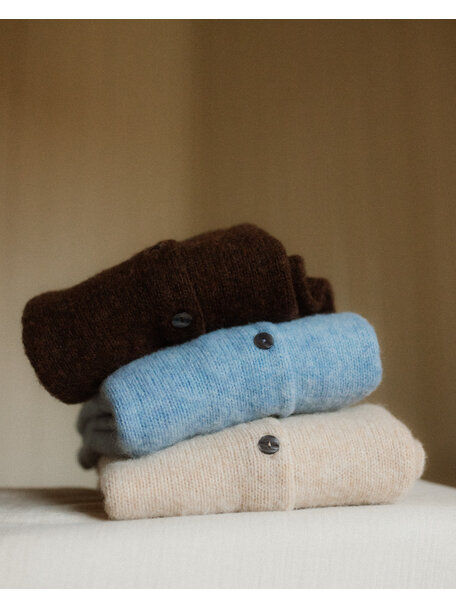 Unaduna Brushed wool cardigan - kladdkaka