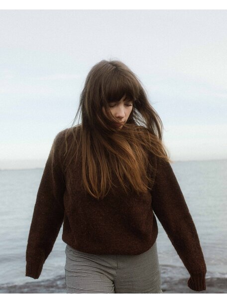 Unaduna Sweater brushed wool - kladdkaka