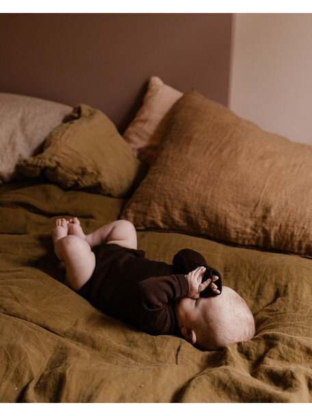 Unaduna  Body longsleeves wool - kladdkaka