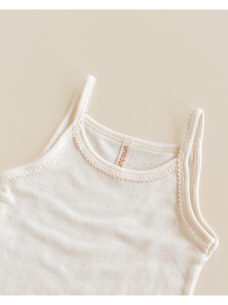 Unaduna Summer children's shirt pointelle wool/silk - munkki