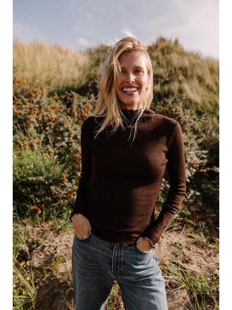 Unaduna Kate long sleeve turtleneck - kladdkaka