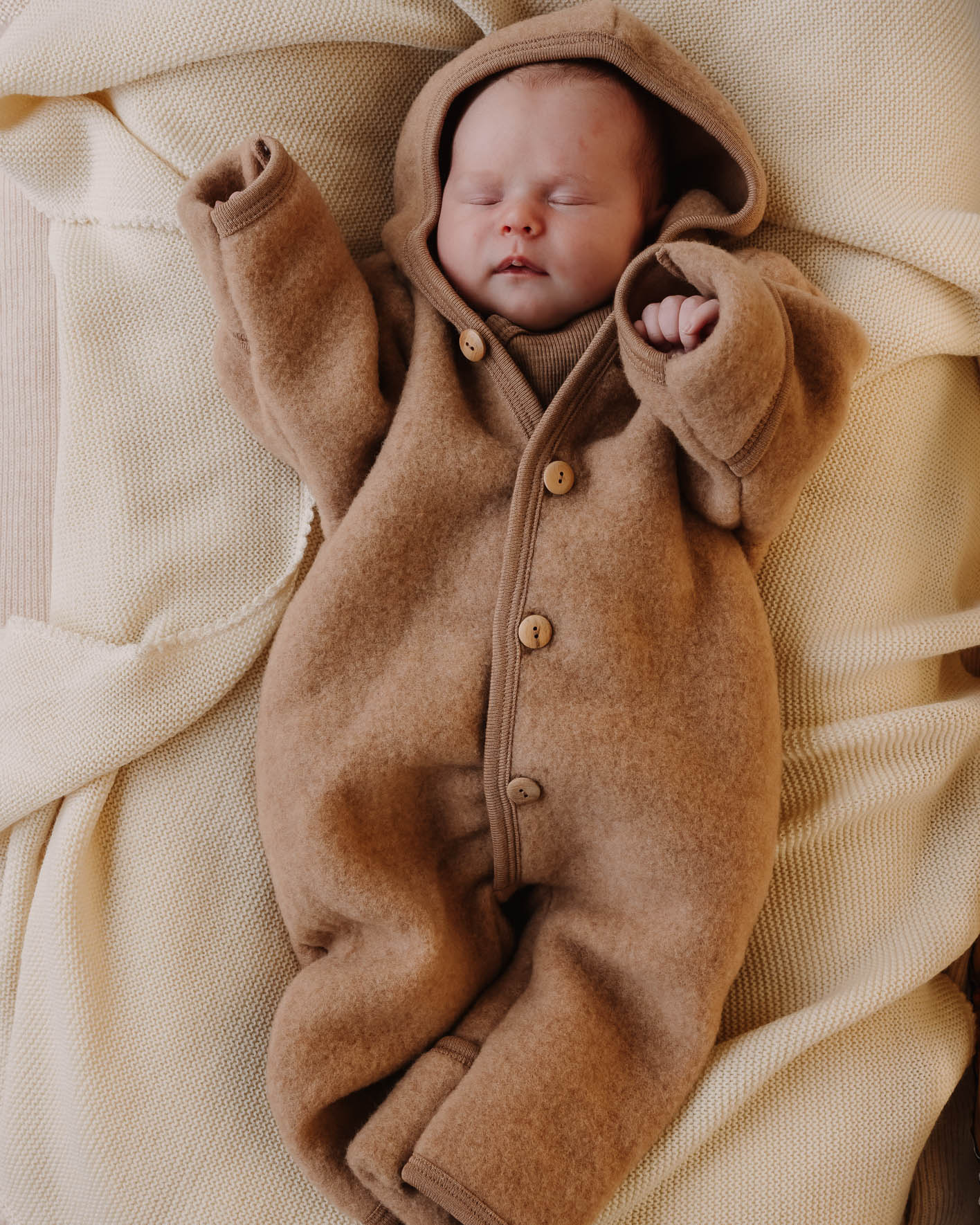 Unaduna Overall wool fleece - semla: wonderfully soft! | Ziloen