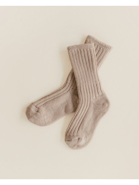 Unaduna Thick children's socks made of wool - maca