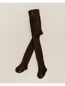 Unaduna Ribbed children's tights - kladdkaka