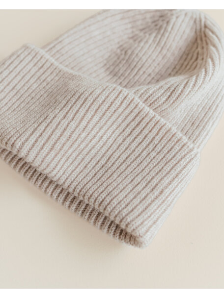 Unaduna Merino wool beanie - maca