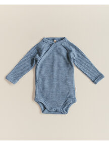 Unaduna Wrap around body wool rib - nila