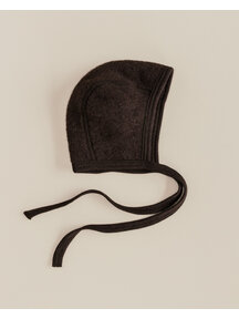 Unaduna X Engel Bonnet Wool Fleece - cocoa