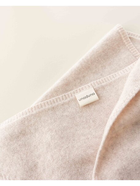 Unaduna Merino wool scarf Lilly - maca