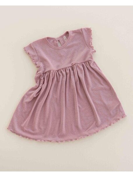 Unaduna Summer dress wool/silk - cameo rose