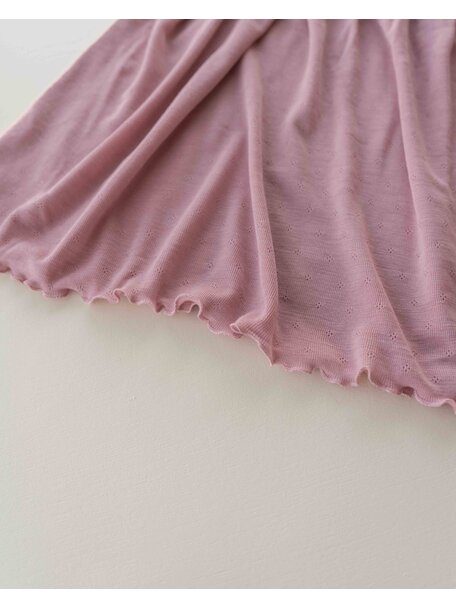 Unaduna Summer dress wool/silk - cameo rose