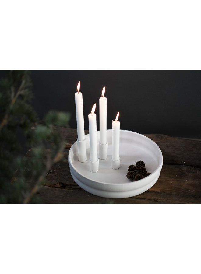 Bolmen White candlestick