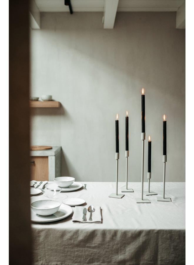 Leeff Candle Holder Cleo grey L