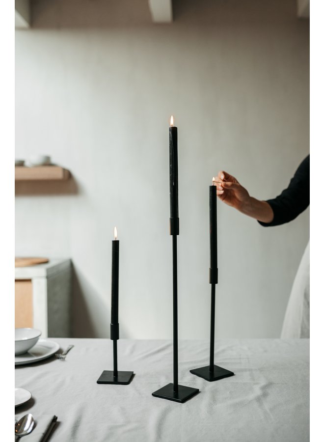 Leeff Candle Holder Cleo black L