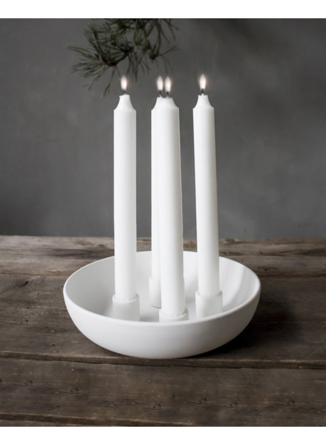 Granholmen White candlestick
