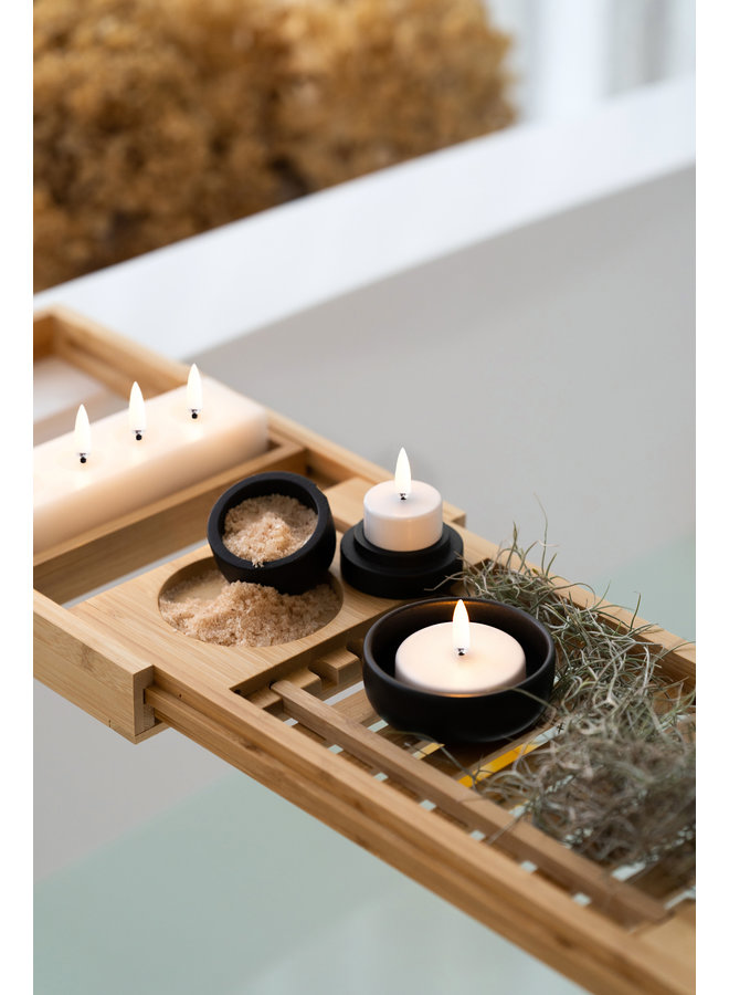 LED tealight maxi, Nordic white, Smooth, 6,1x2,2 cm