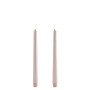 LED taper candle, Beige, Smooth, 2-pack, 2,3x25 cm