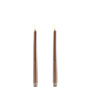 LED taper candle, Sandstone, Smooth, 2-pack, 2,3x25 cm