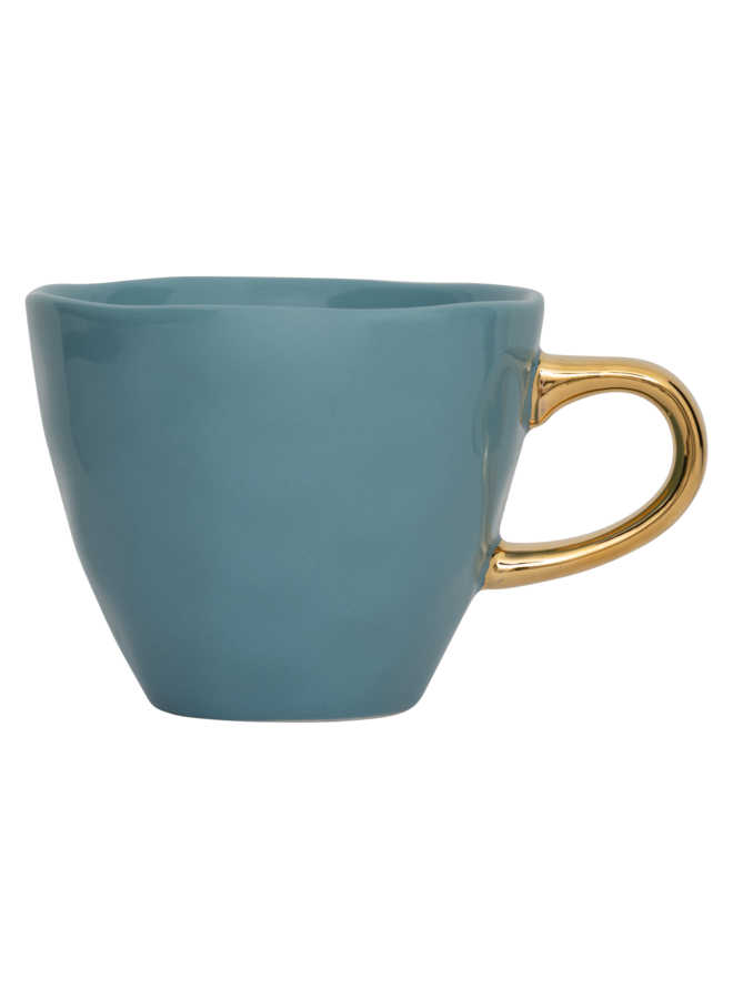 Good Morning Coffee Cup - aqua/ turqouise