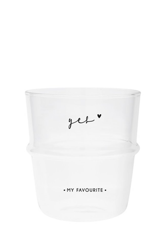 Water Tumbler  'Yes '