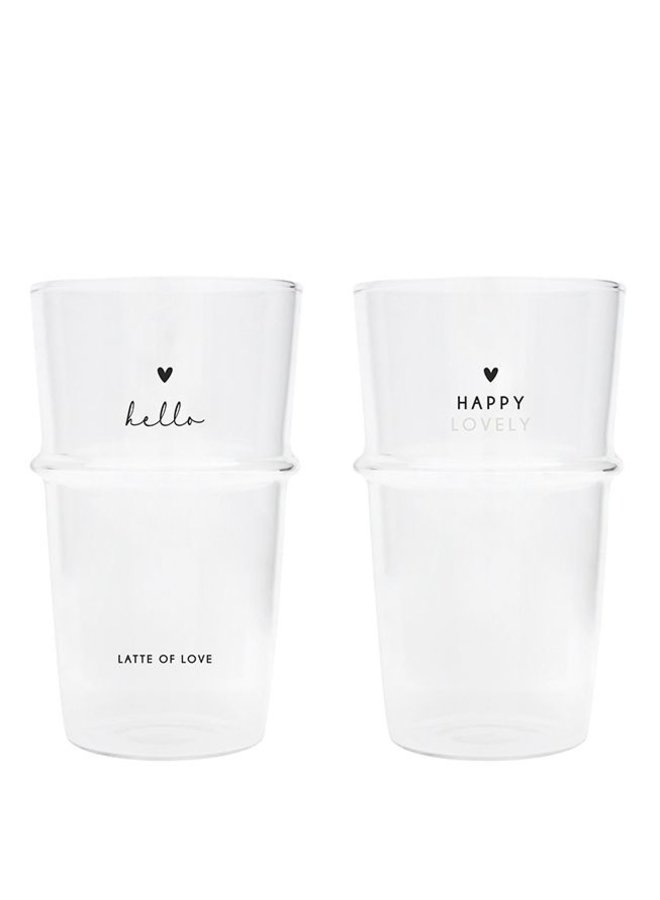 Tumbler Latte Happy Lovely