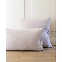 Kussen bouclé knoop zand 38x59cm
