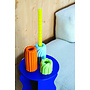 Candle holder turban orange