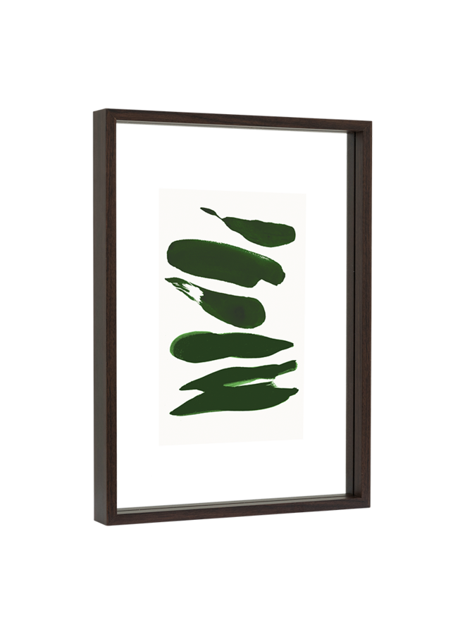 urban nature culture photo frame floating walnut, l