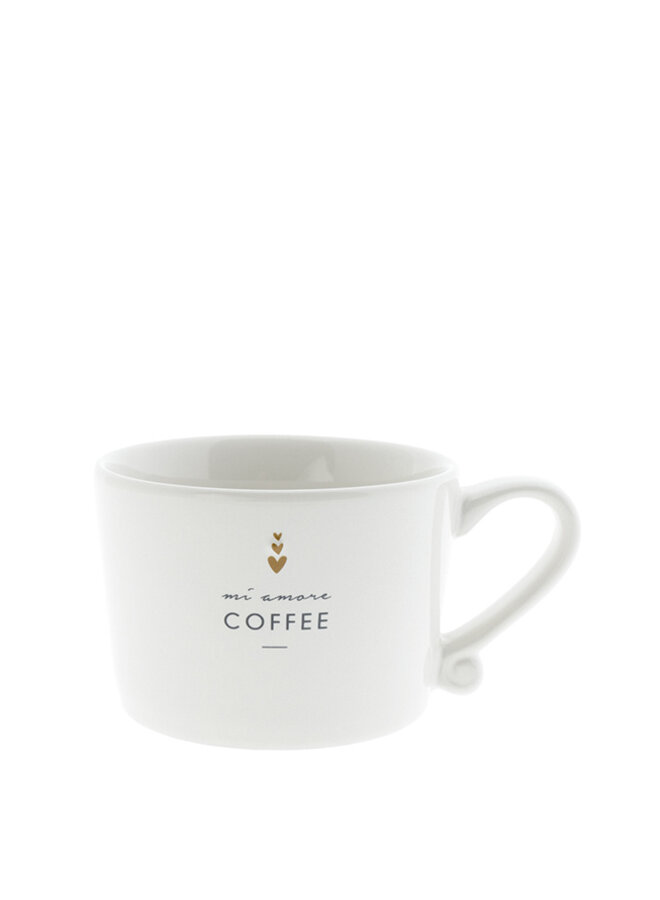 Cup White sm/Mi amore Coffee Bl/Car 8.5x7x6cm